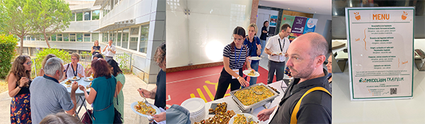 Buffet déjeunatoire anti-gaspillage alimentaire 12e Recnontres TOTEn