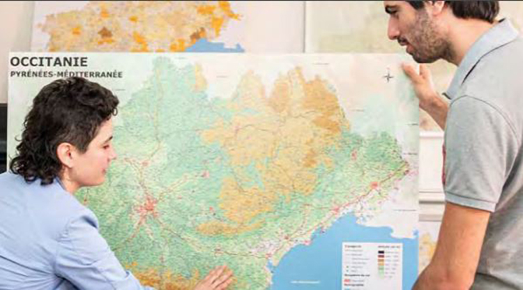 Unité Information Géographique de la Région Occitanie à Montpellier