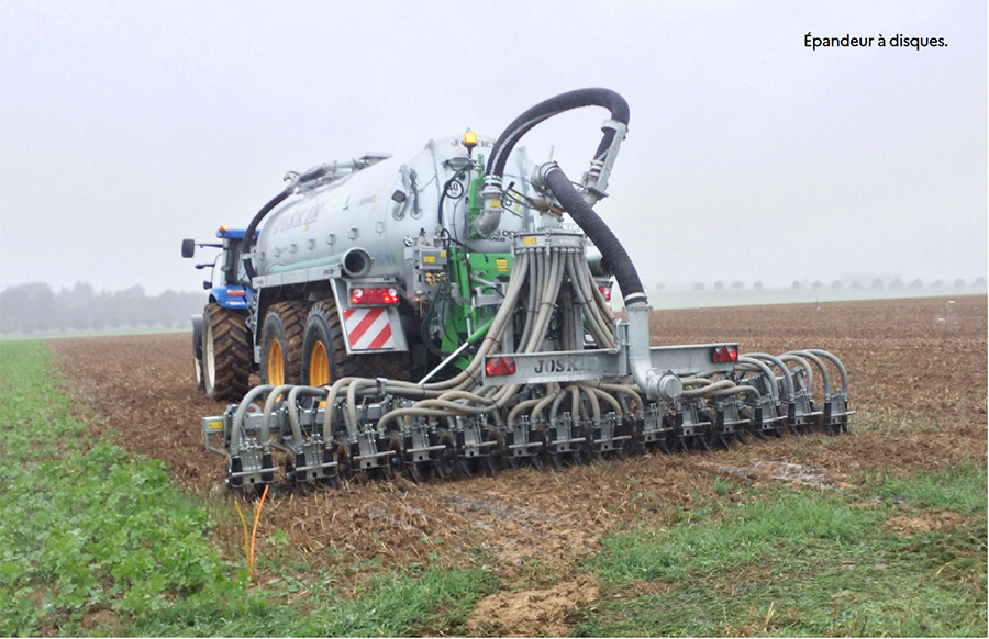 Un épandeur à disques