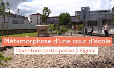 Co-construction pour le réaménagement d'une cour d'école et de ses abords