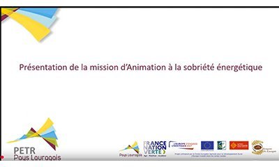 Mission d'animation à la sobriété énergétique 